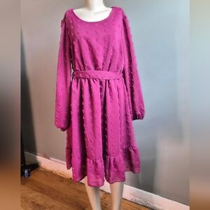Indigo Rose Midi Dress Size Large